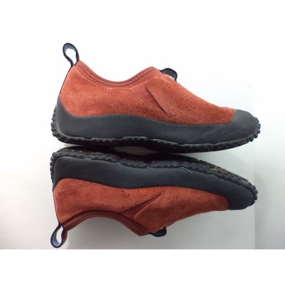 MERRELL IMPROV MOC TUMBLEWEED RED SUEDE LEATHER PULL ON SHOE EUR 36 US 6M - Picture 5 of 7